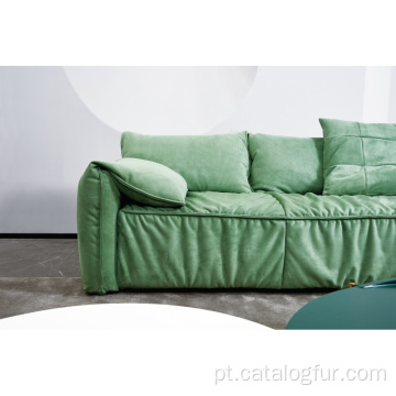 Novo modelo de Dubai, móveis de sala de estar de luxo, tecido doméstico, sofá combinado 123 seccional